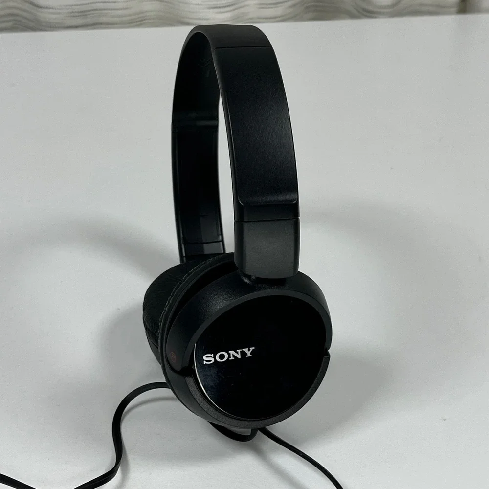 Sony MDR-ZX110 Wired On-Ear Headphones Black Foldable MDRZX110/B‎